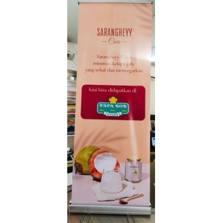 CETAK ROLL UP BANNER / BANNER ROLL 60X160 CM