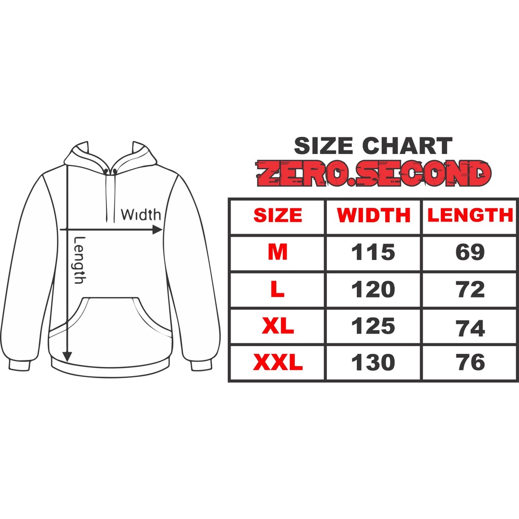 Zero.Second Sweater Hoodie Pria Autentic Logo ZS Warna CREAM Bahan Catton Flecee Gramasi 280S Permium Tebal Full Varisn Warna