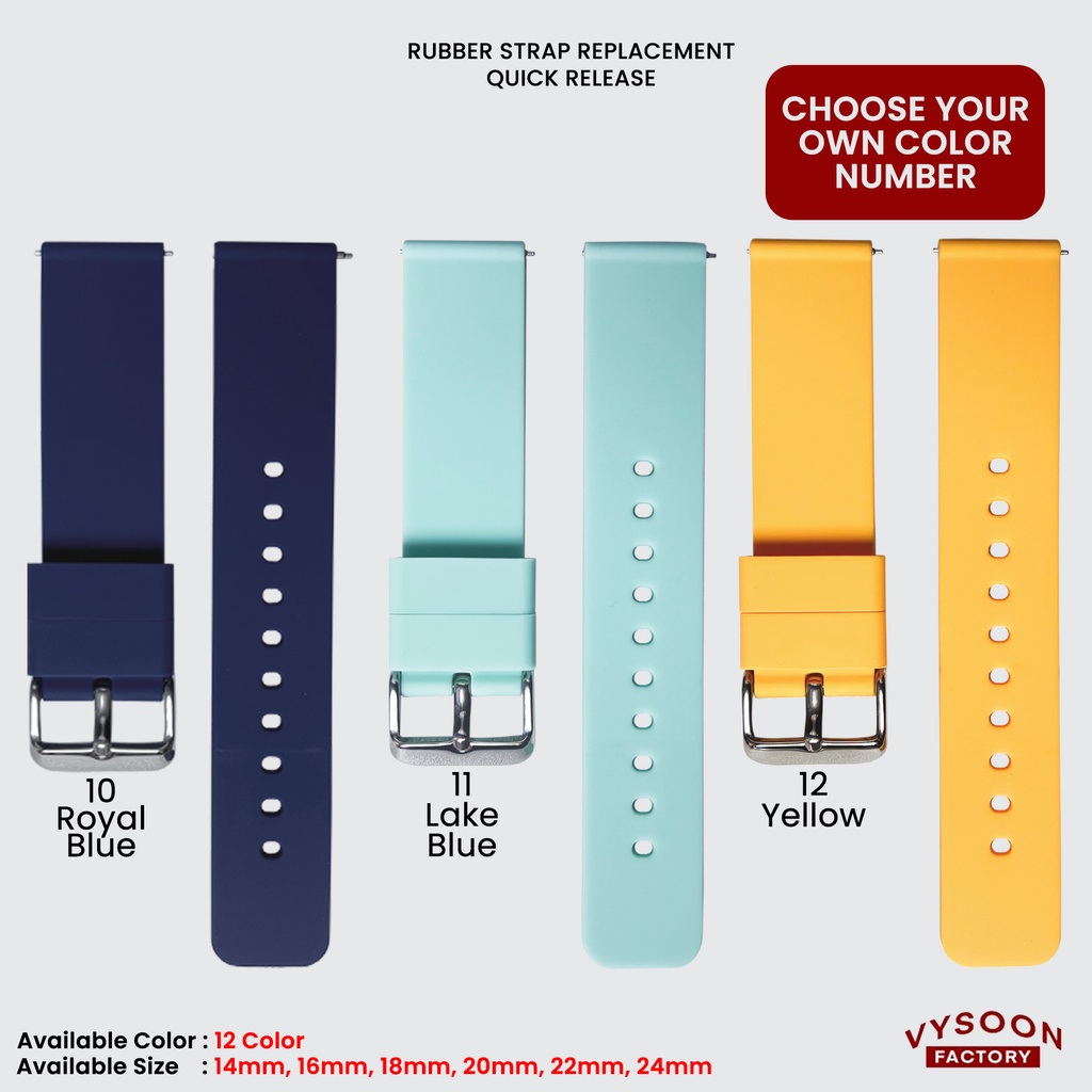 Tali Karet Rubber Strap Jam Tangan Garmin Venu SQ 2 Venu 2s 14mm 18mm