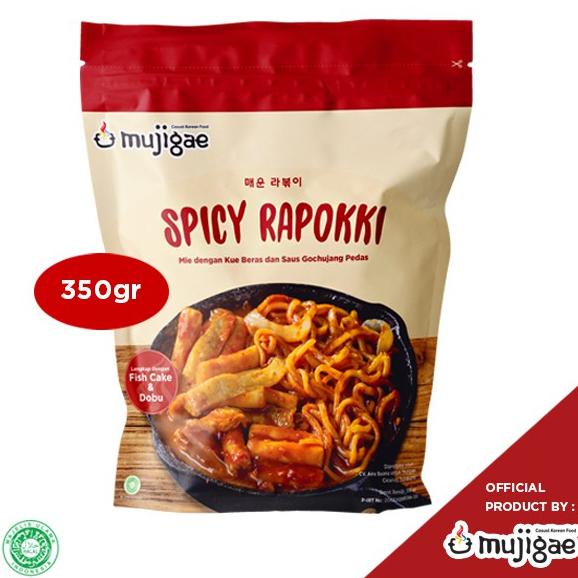 

[BAYAR DITEMPAT] Mujigae Spicy Rapokki - Ramen Topokki (350 gr) / Tteokbokki instan / Mie Instan Korea / Topoki