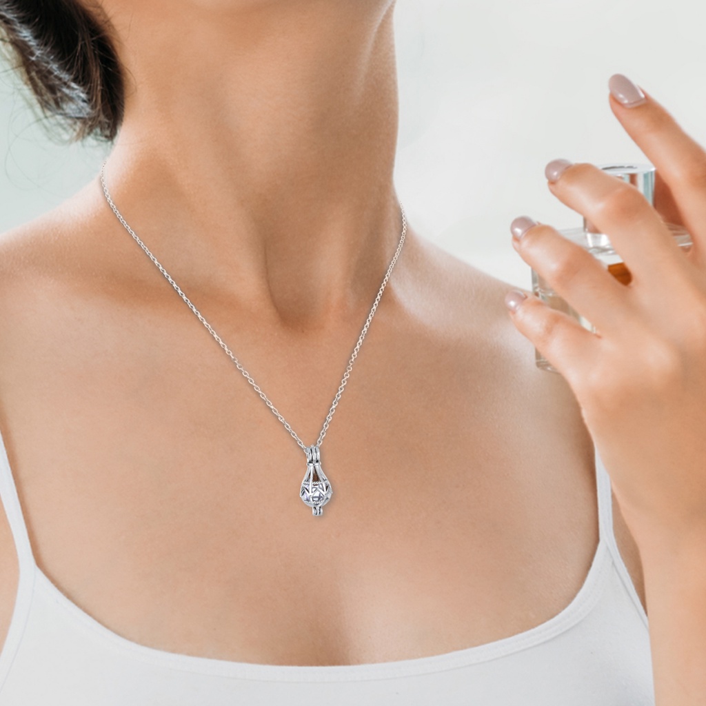 Kalung Guci Hollow Untuk Abu Kremasi Kalung Untuk Abu Kerawang Air Mata Guci Liontin Kalung Kremasi Guci Memorial Liontin Memorial Perhiasan Hadiah Untuk Wanita Perempuan