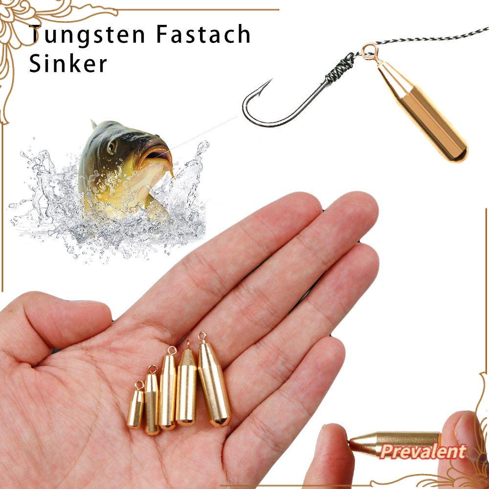 Preva 10Pcs Tembaga Memancing Memimpin Jatuh 3.5 /5 /7 /10/12g Weight Tungsten Tambahan Weight Line Sinker Sinker