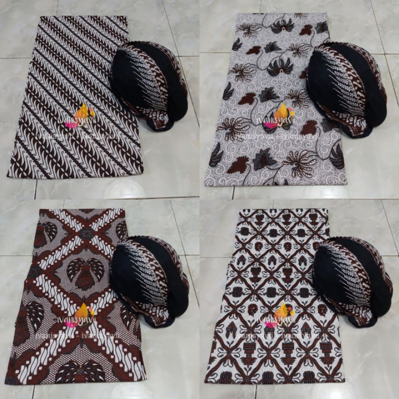 [1set] Jarik Instan + Blangkon Jogja Kumitir