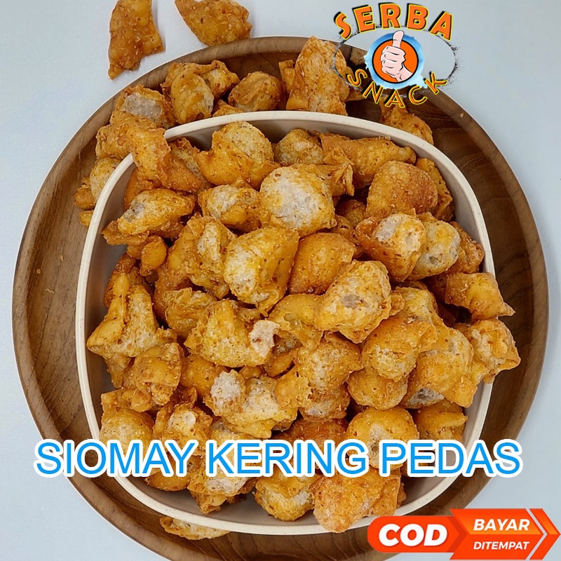 

SNACK MAKANAN RINGAN Siomay Kering Bumbu PEDAS 500gr CAMILAN Original