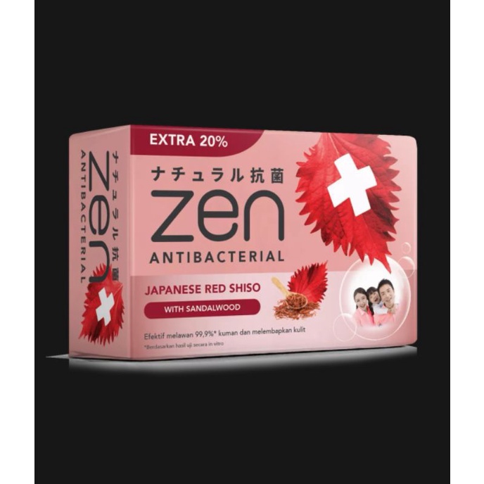 SABUN ZEN ANTIBACTERIAL SABUN BATANG MANDI ISI 4