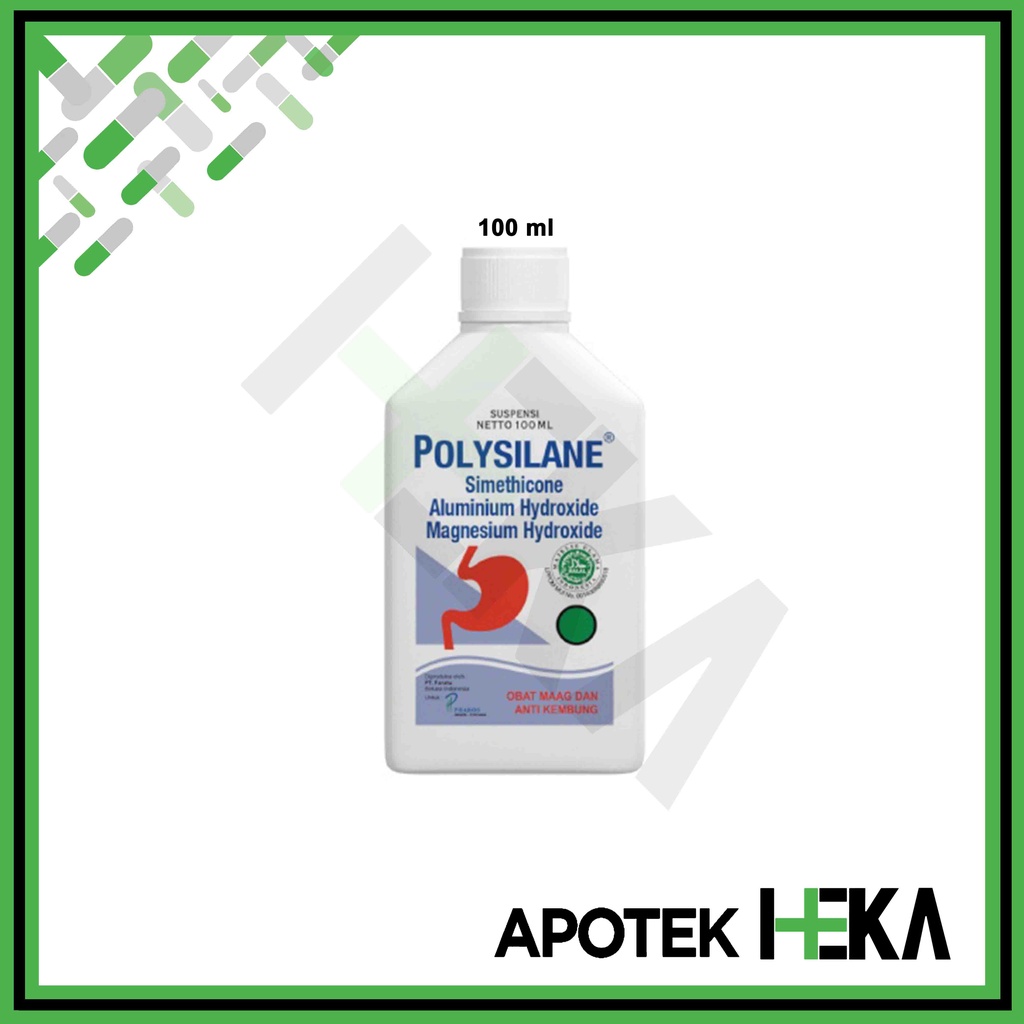 Polysilane Suspensi 100 ml - Sirup Obat Maag dan Kembung (SEMARANG)