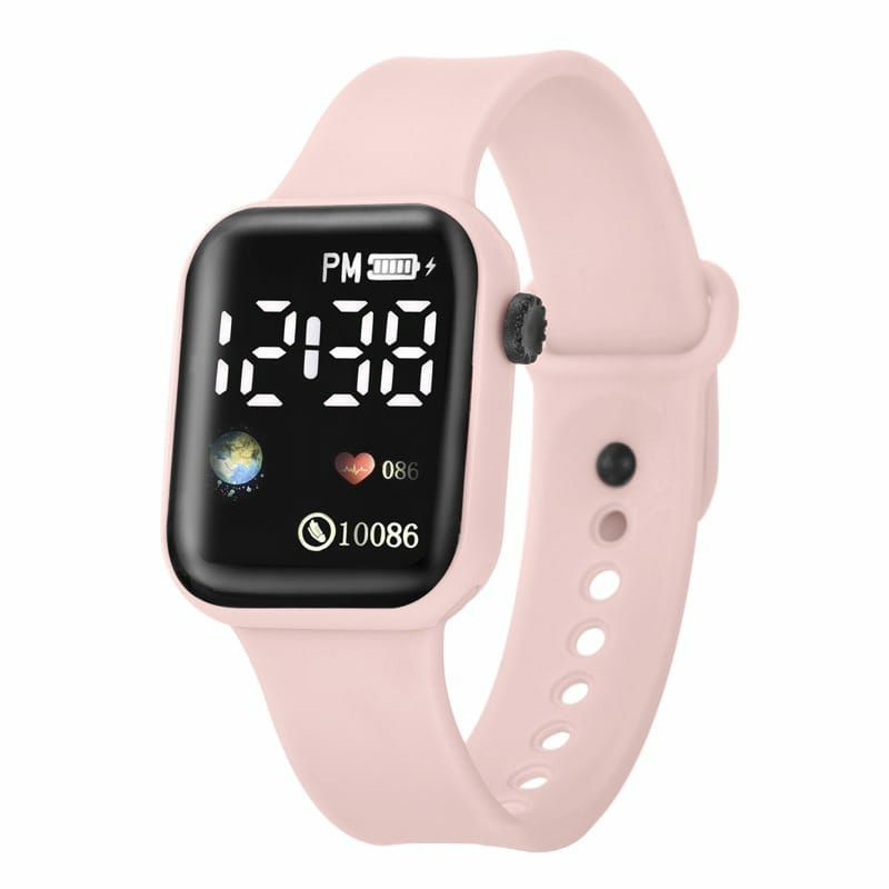 Limited Edition Led Jam Tangan Pria Wanita Rubber Elektronik Fashion