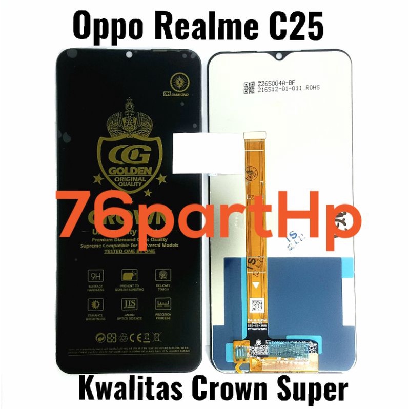 Lcd Touchscreen Fullset Kwalitas Crown Super Oppo Realme C25