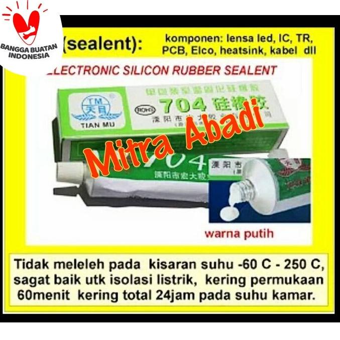 

[KODE 87WQB] Thermal Glue + Sealant Silicone Grease Tian Mu Putih/White