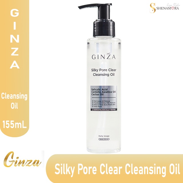 Ginza Cleansing Oil Silky Pore Clear 155ml | SILVER