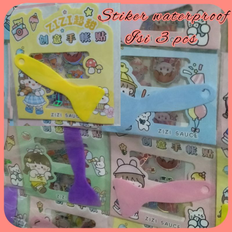 

stiker Momo (3 lembar + 1spatula) //stiker Momo lucu anak 3D