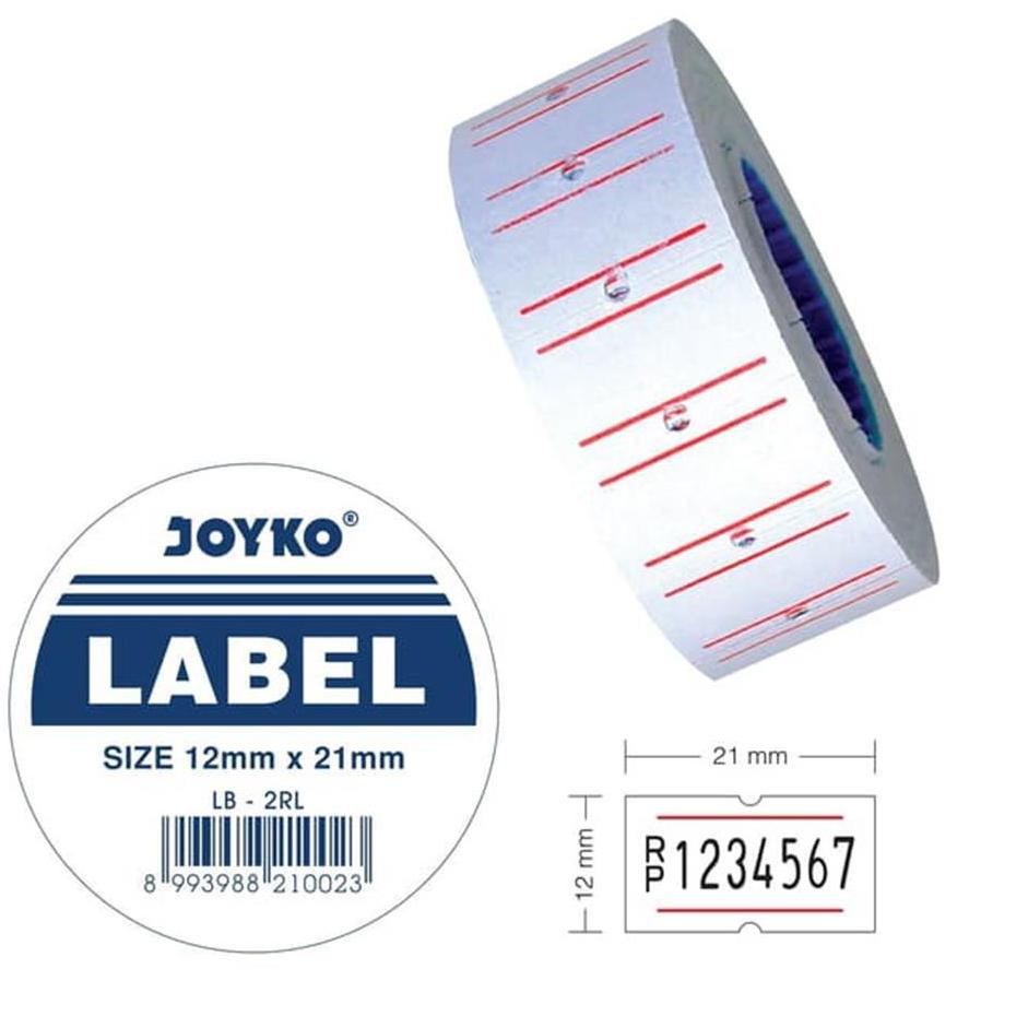 

[KODE 8TNYT] Label Harga Joyko 12 x 21mm (pak)