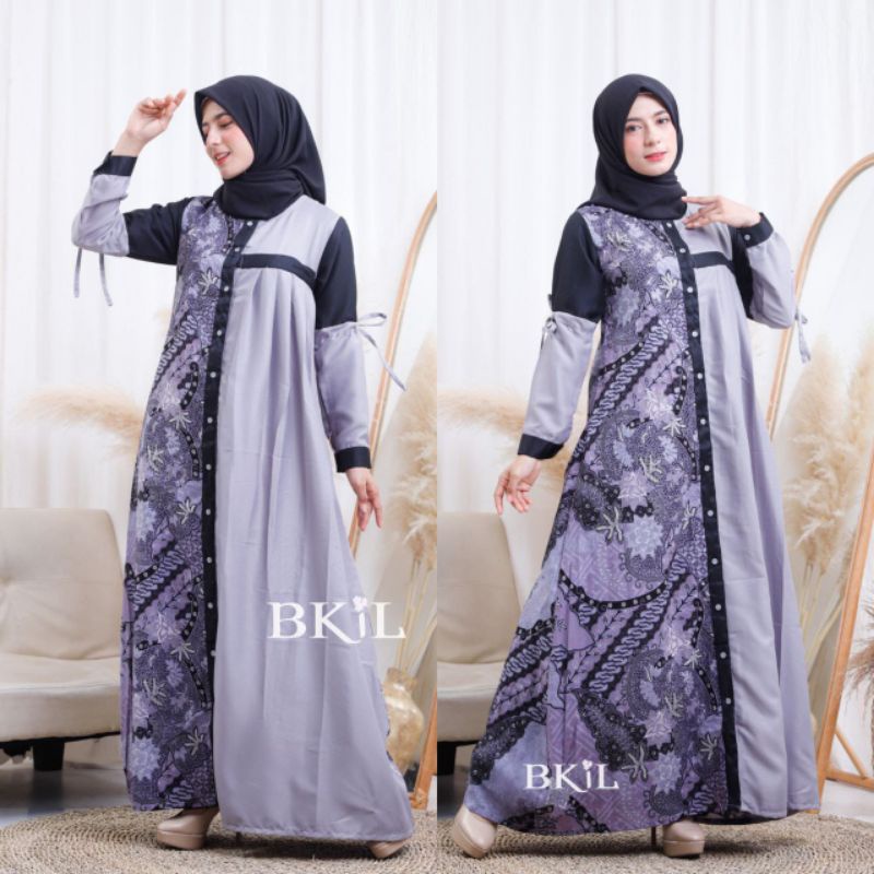 Gamis Batik wanita Dewasa