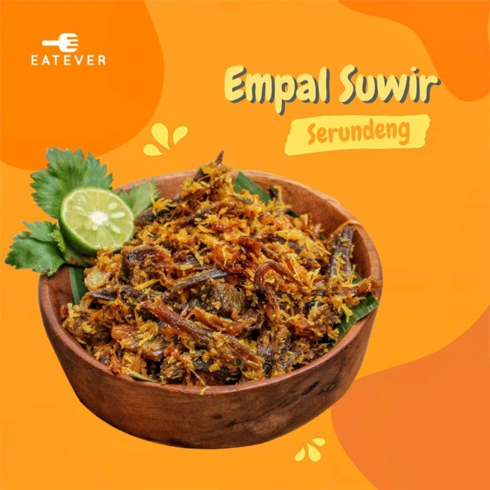 

✿ BISA COD✿ [Siap Saji] Empal Suwir Serundeng