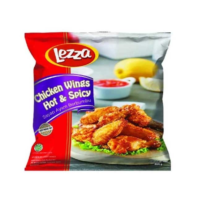 

✿ BISA COD✿ LEZZA CHICKEN WINGS HOT & SPICY 400G HARUS INSTANT KURIR