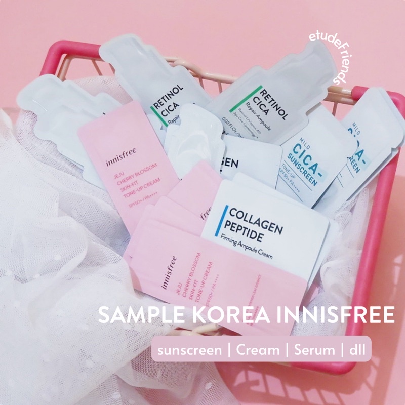 NEW PACK 2023  INNISFREE Sample Korea Retinol cica | tone up | Murah bikin glowing