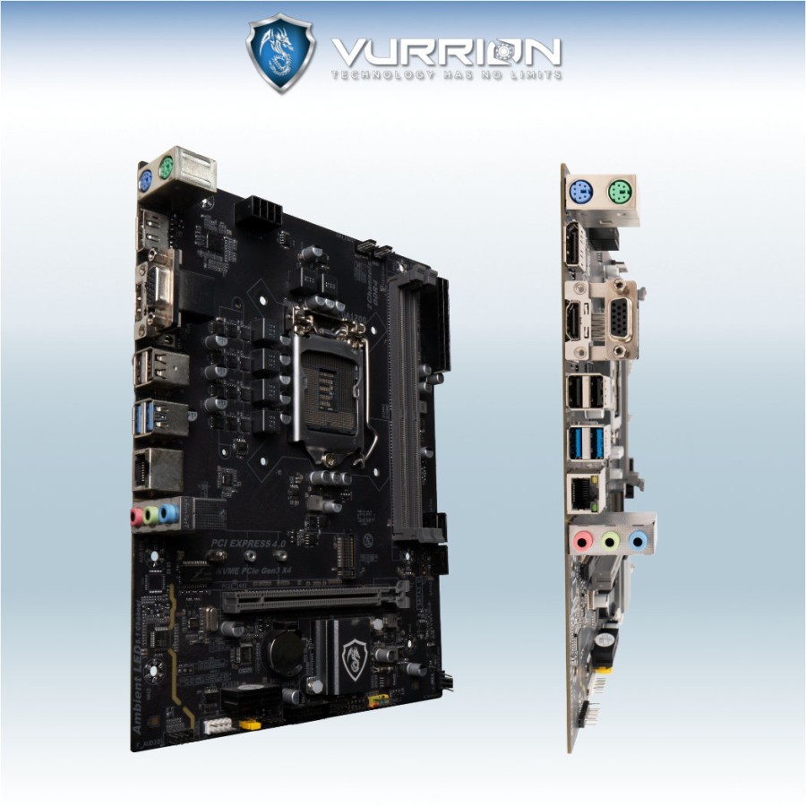 Mainboard H510M-Z4 Duravel Vurrion Intel MB LGA 1200 - Mobo H510