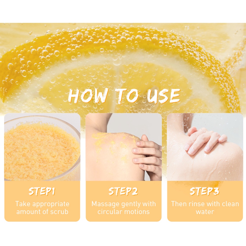 (READY &amp; ORI) LANBENA Body Turmeric Scrub Perawatan Kulit 280g LB8669