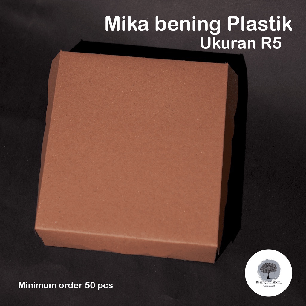KARDUS COKLAT POLOS | BOX NASI | KOTAK MAKAN UKURAN R5