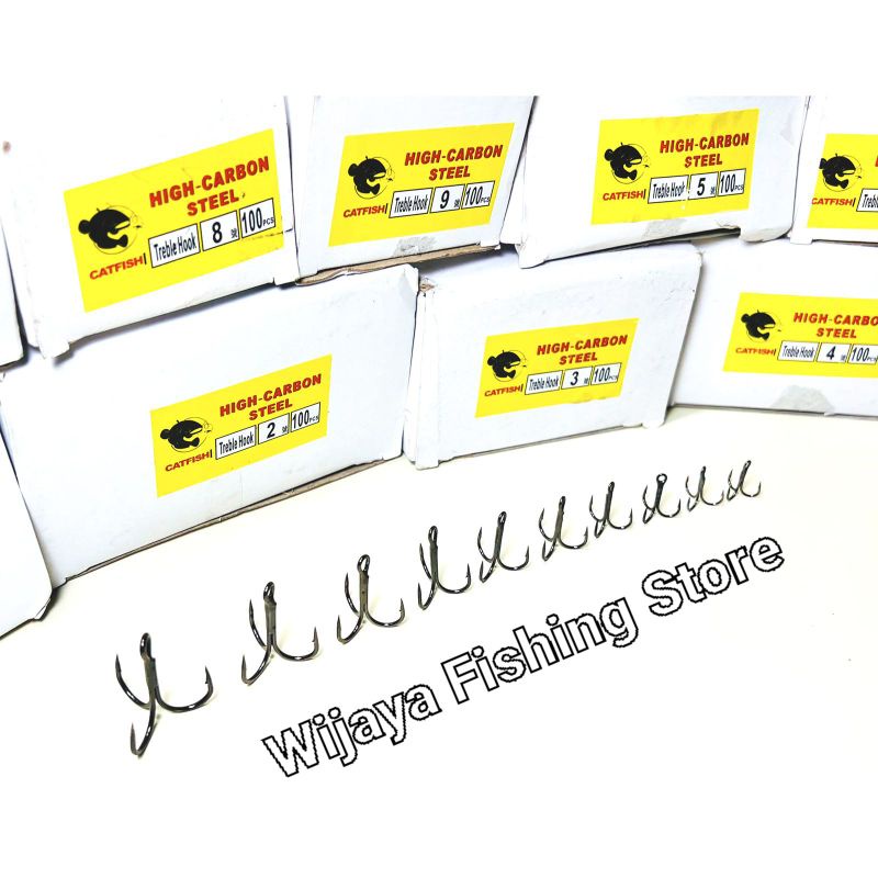 Mata Pancing Triple Trible Hook Catfsih per 1 kotak