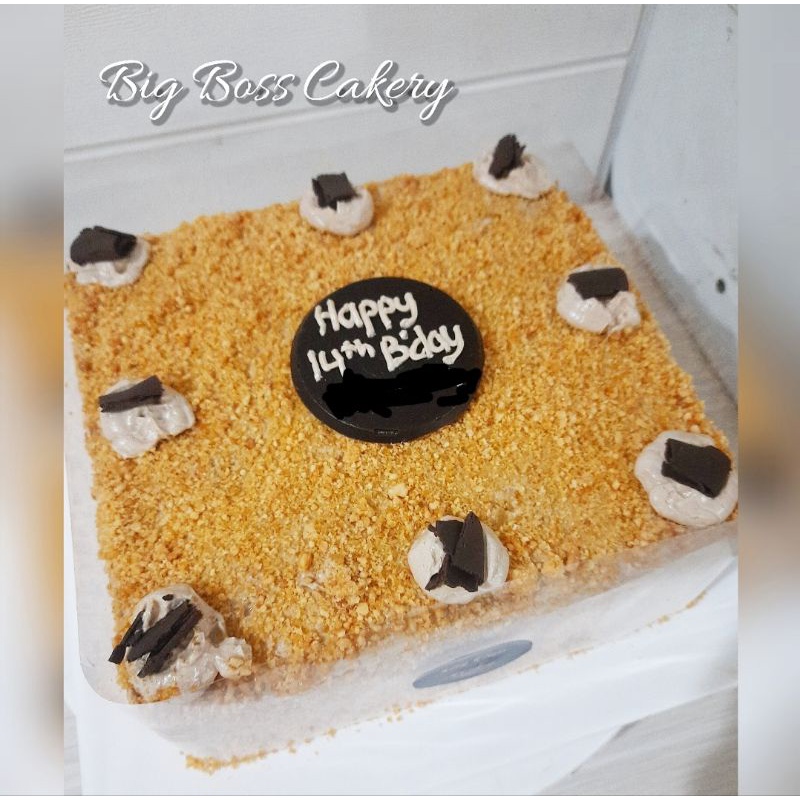 

BigBossCakery MOCCA NOUGAT CAKE KUE KACANG MOKA NOGAT