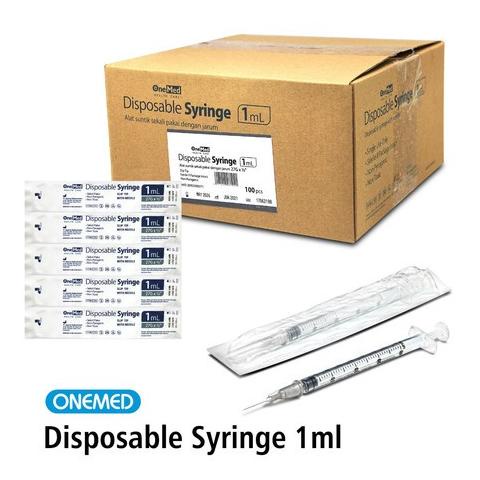 Spuit 1Cc / Syringe 1Cc Onemed