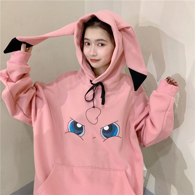 BAJU HOODIE POKEMON PIKACHU CHARMANDER BULBASAUR DIGIMON JIGGYPUFF PSYDUCK SWEATER OUTER JACKET JAKET IMPOR FASHION