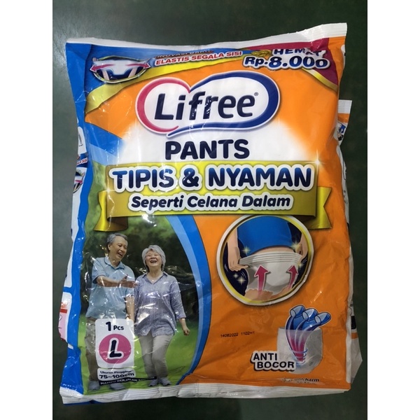 Lifree Pants Sachet isi 1 Popok Celana Dewasa