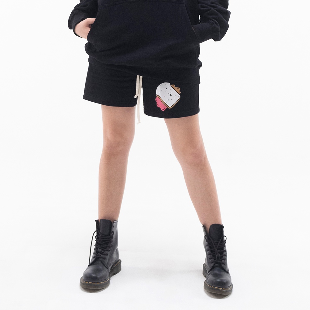 PEANUT STAIN - PBJC Obsidian Oversized Shorts