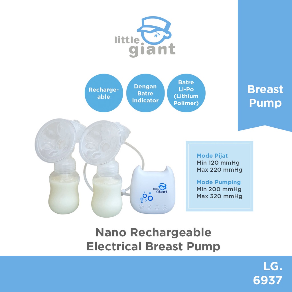 Little Giant Nano Recharge-able Double Breastpump
