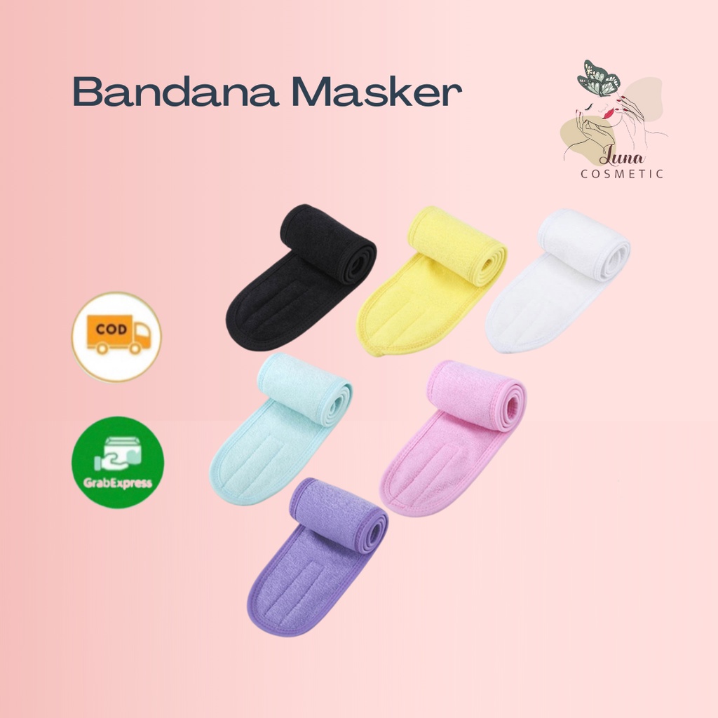 Facial Headband / Bando Mandi / Bandana Cuci Muka / Bandana Masker