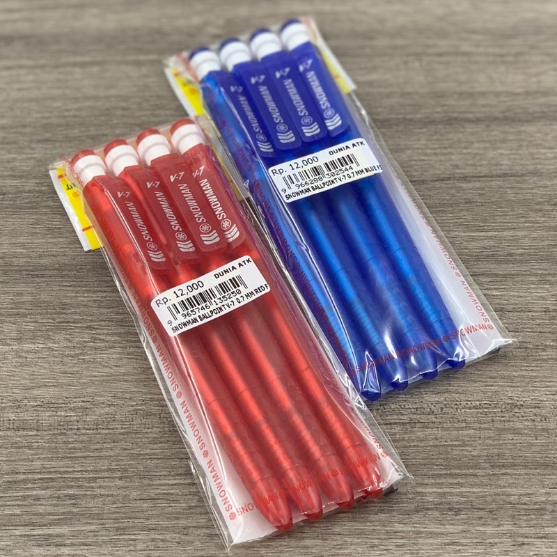

Pulpen SNOWMAN V7 isi 4pcs