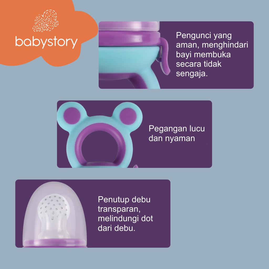 Empeng buah bayi dot buah bayi baby fruit feeder teether buah