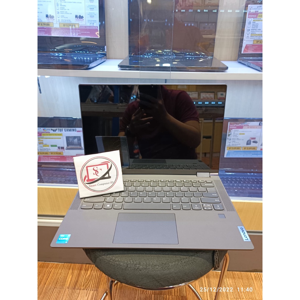 Laptop Flip Lenovo Ideapad Flex 5 Intel Core i3 1115G4 Ram 8GB 256GB SSD 14 FHD IPS 2in1 Touch Windows 11 Home Original