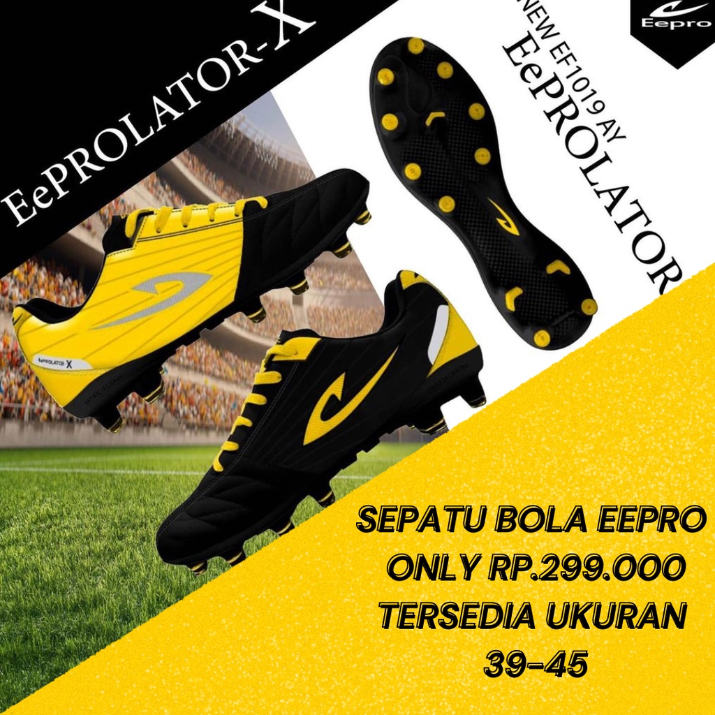 Sepatu Murah Sepak Bola Eepro Yellow Black & black pink