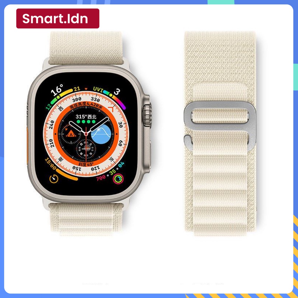 Alpine Loop Nylon Strap for Apple Watch Series 7 6 5 3 4 2 SE