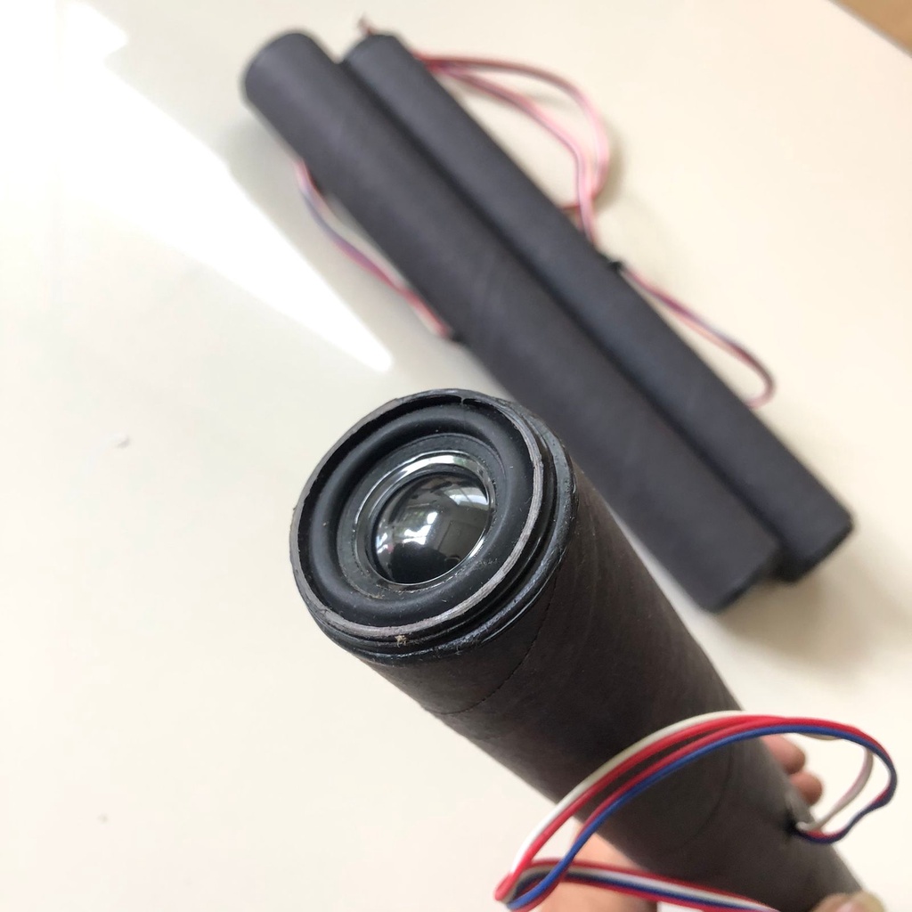 Speaker Silinder Box TV Soket 4Pin Speaker TV Universal