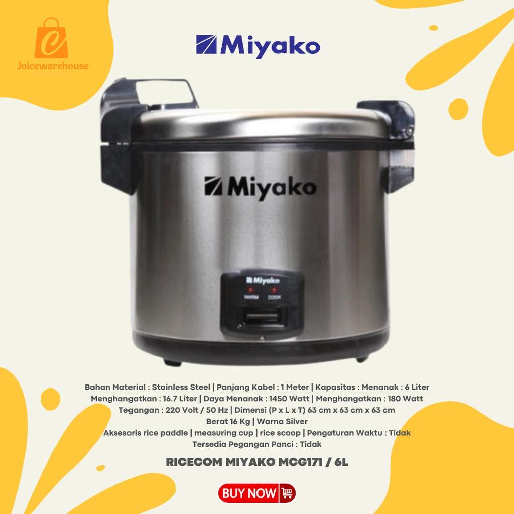 RICECOM MIYAKO MCG171 / 6L