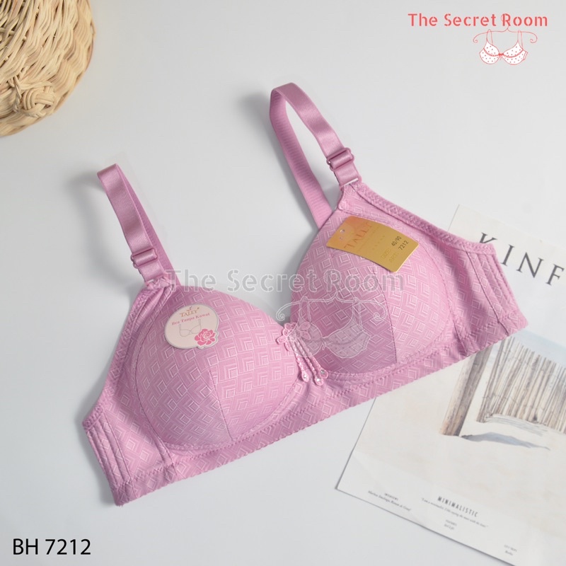 TALLY BRA BH 7212 | CUP C | SIZE 36 - 42 | BUSA TIPIS | TANPA KAWAT | BAHAN KATUN