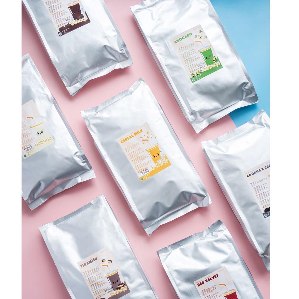 

Terlaris 100gr Bubuqu Powder Drink All Variants - Bubuk Minuman Latte Red Velvet Taro Dark Chocolate Coklat Dijamin Enak bukan Rasa Gula ㊠