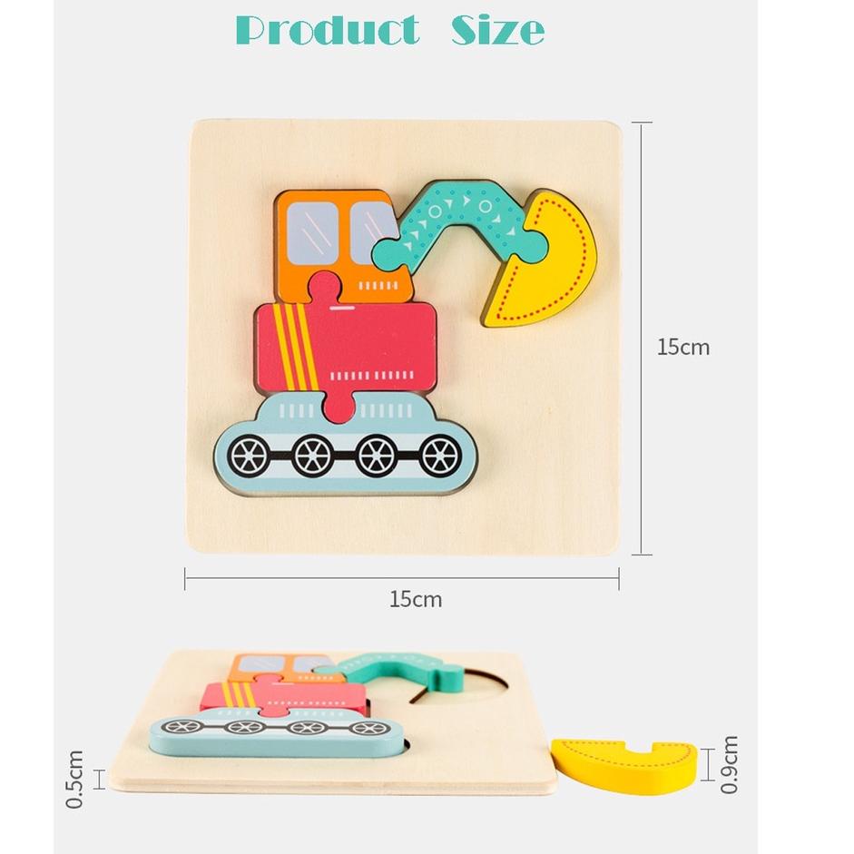 ⇭ Wooden Puzzle Mini Pastel Puzzle Anak Puzzle Kayu Mainan Kayu Wooden Puzzle Mainan Edukasi Anak ➩