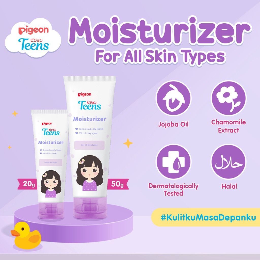 PIGEON Teens Moisturizer For All Skin Types 50ml &amp; 20ml