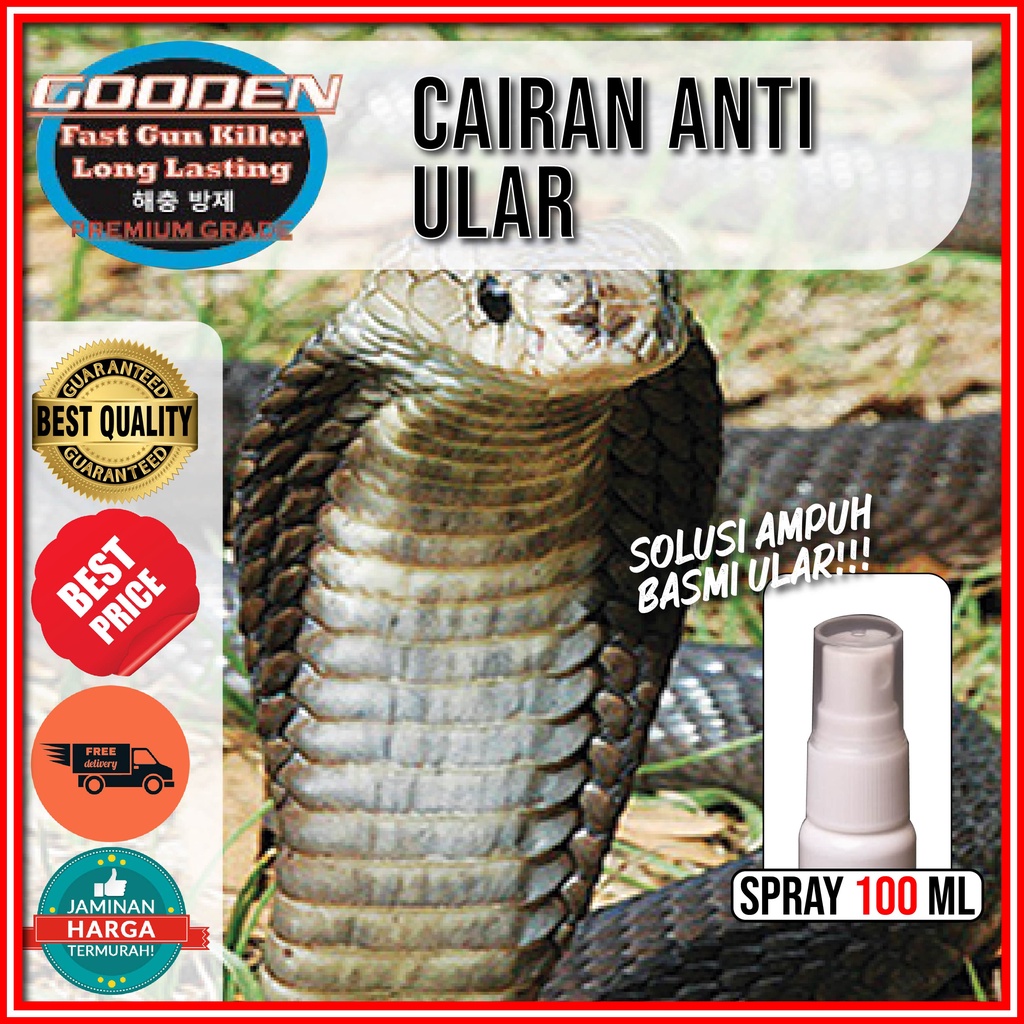 RACUN ANTI ULAR 100 ML GOODEN Racun Cair Pembasmi Ular Cairan Pengusir ULar Cairan Anti Ular Obat Pe