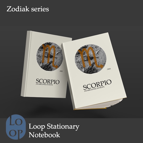 

[ FREE Custom ] Notebook Ukuran POCKET / Buku Catatan POCKET - ZODIAK SERIES- SCORPIO
