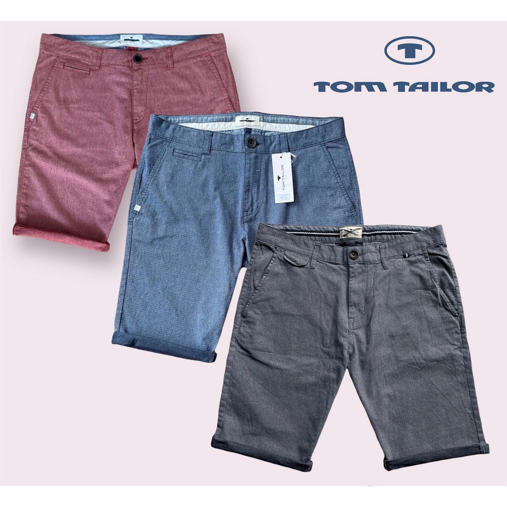 Short pants Celana pendek pria Polos Tom tailor