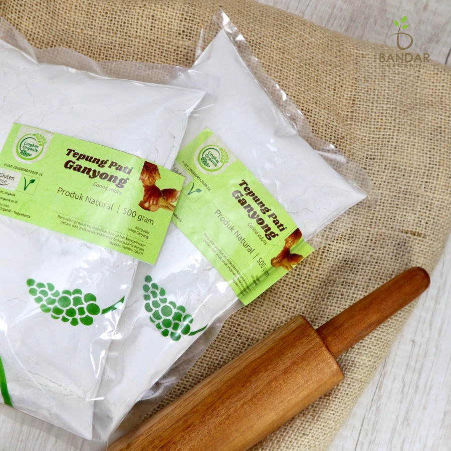 

Tepung Pati Ganyong Natural Gluten Free 500gr - Lingkar Organik