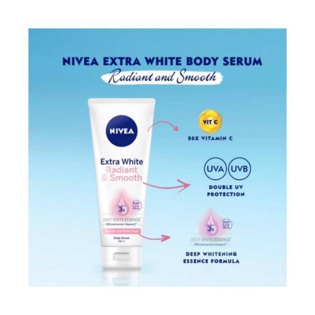 NIVEA EXTRA WHITE BODY SERUM 180ML