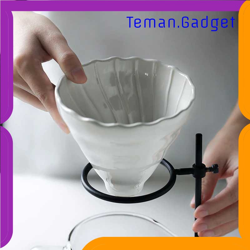 TG - DPR SELUNA Filter Penyaring Kopi Glass Cone Dripper Filter V60 - HLD-083