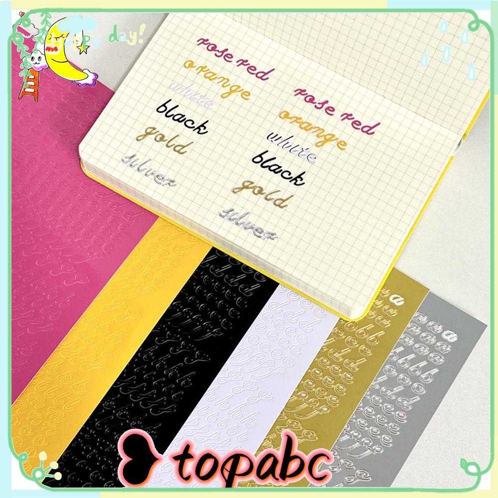 Top Stiker Craft Kartu Ucapan Glitter Idol Card Letter Diary Self Adhesive Stiker Hias