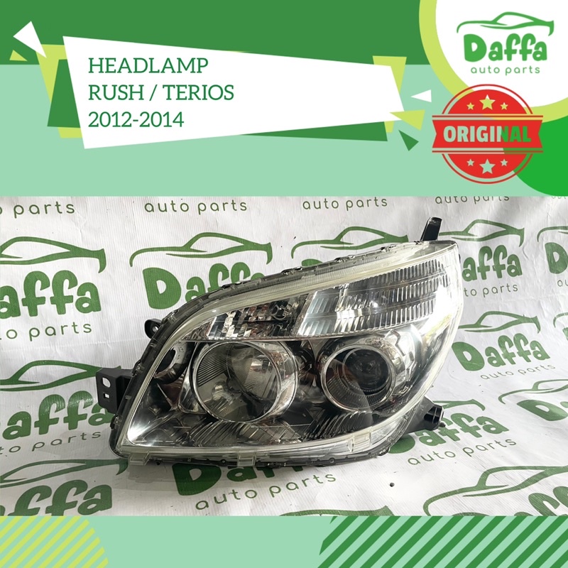 Headlamp Headlight Head Lamp Light Lampu Depan Utama Besar Mobil Toyota Rush Daihatsu Terios 2011 20